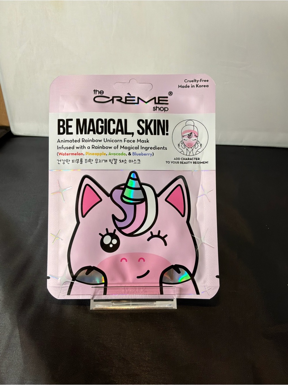 The Crème Shop Be Magical Skin! Pink Unicorn Face Mask - Hydrating Sheet Mask